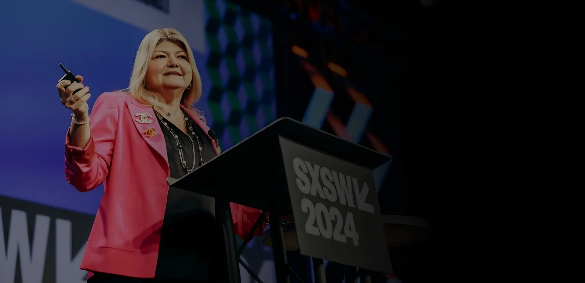 Sandy Carter speaking at SXSW 2024